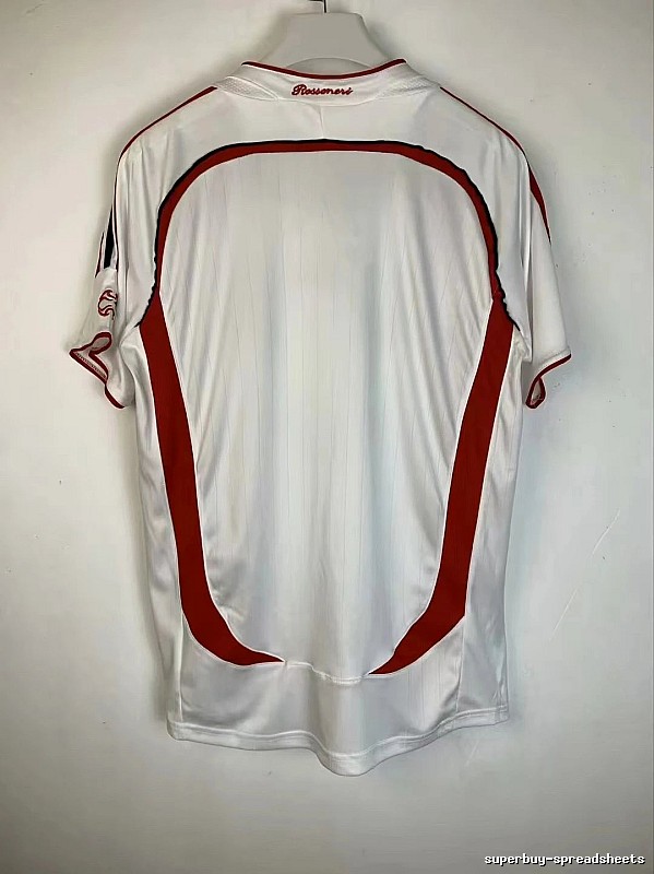AC Milan Travel Kaka #22 soccer jersey White AC Milan with Modern Look