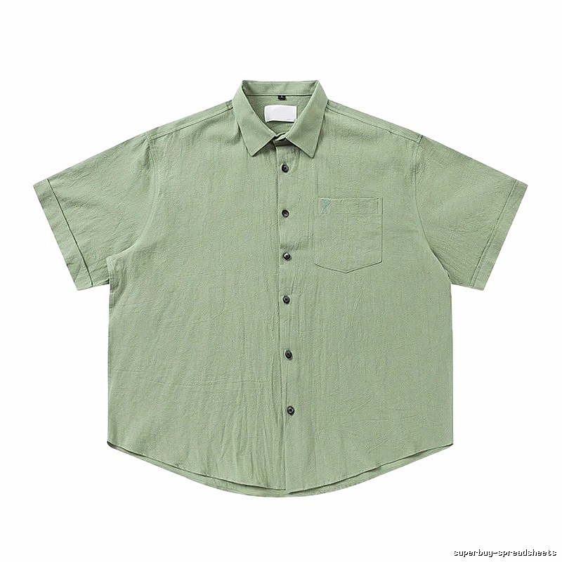 AMI casual light green shirt