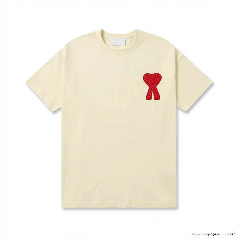 AMI Love Embroidery Style T-shirt