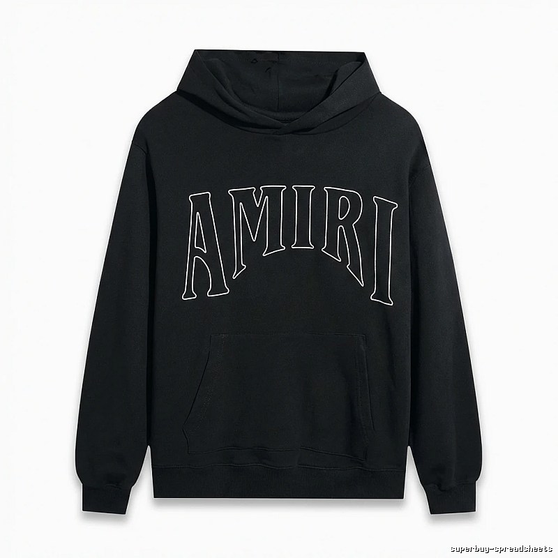 AMIRI Alphabet Style Black Sweatshirt
