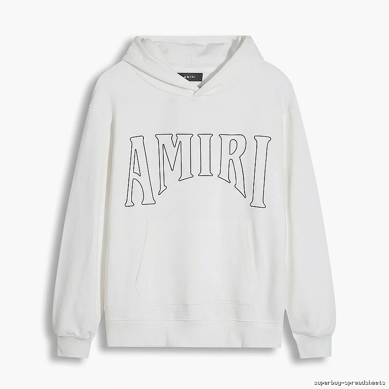 AMIRI Alphabet Style White Sweatshirt
