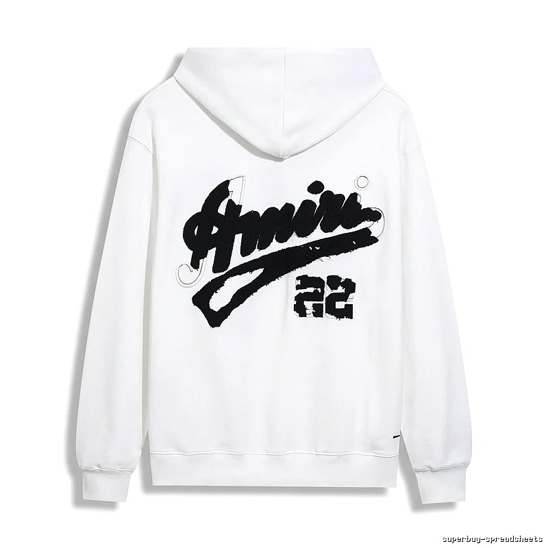 AMIRI Graffiti Style White Sweatshirt