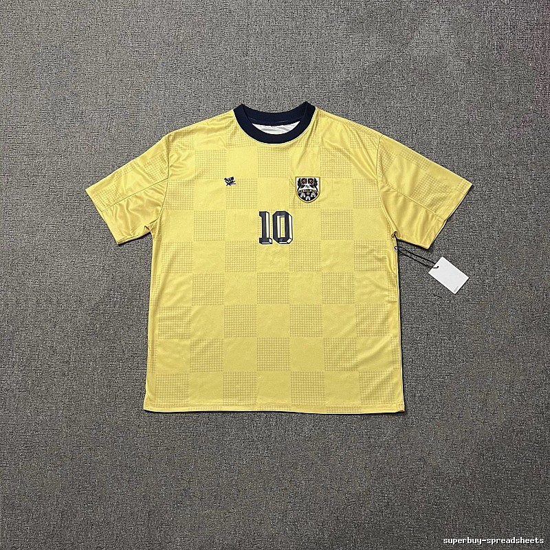 Argentina Classic Messi #10 soccer jersey Yellow Argentina Football for Daily Styling