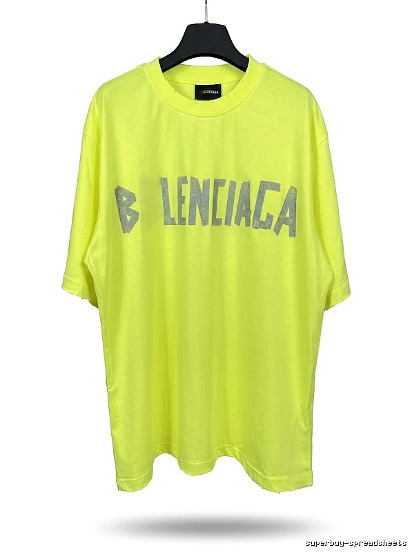 Balenciaga fluorescent style T-shirt