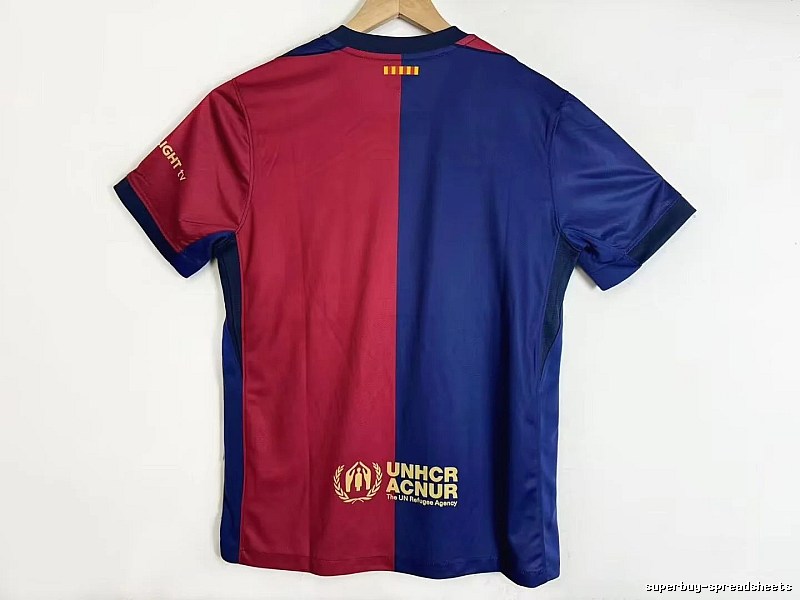 Barcelona Gift Ready Gavi #6 soccer jersey Blue Red Barcelona with Standout Detail