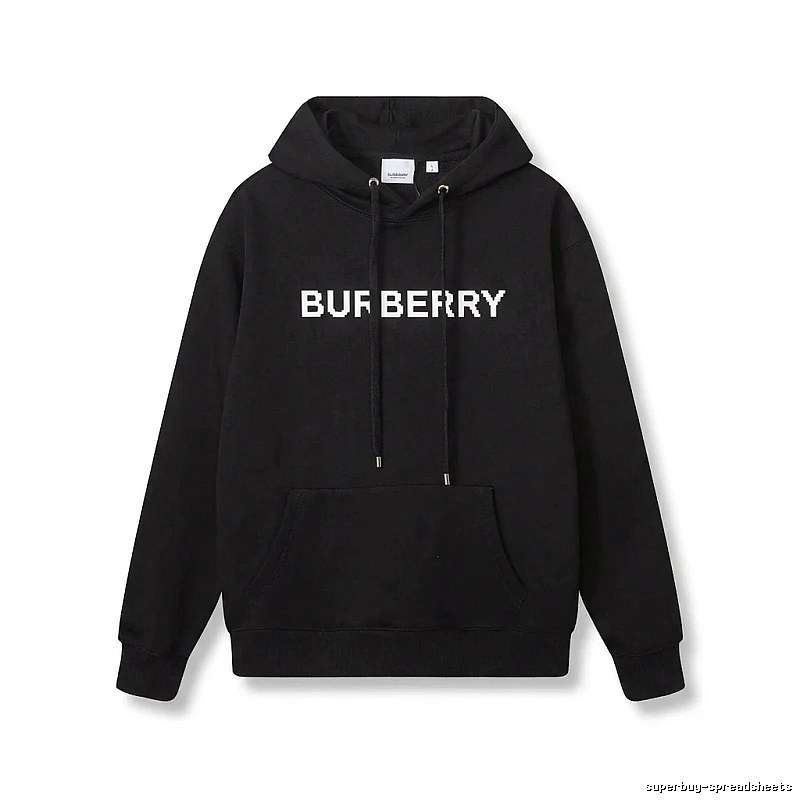 Burberry pixel-style black sweatshirt