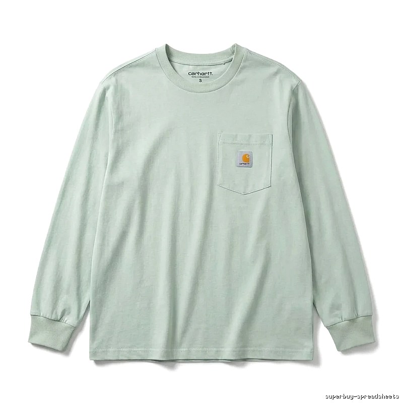 Carhartt basic simple style light green sweatshirt