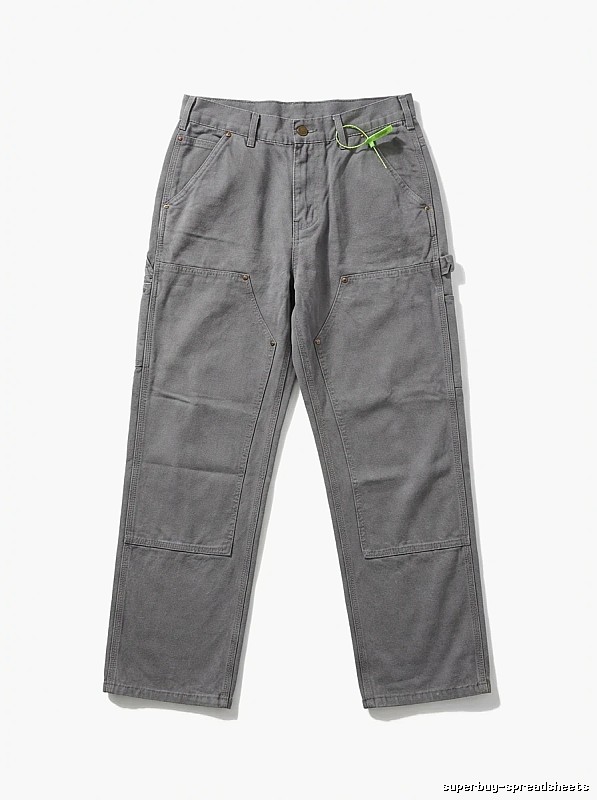 Carhartt workwear style cement gray long pants