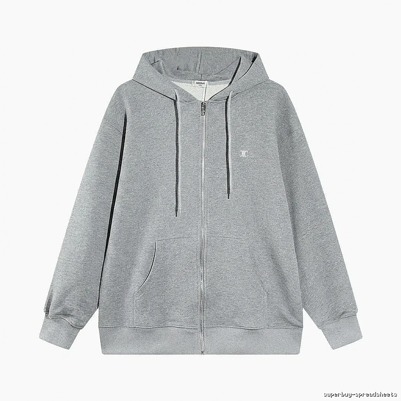 CELINE grey casual style hoodie