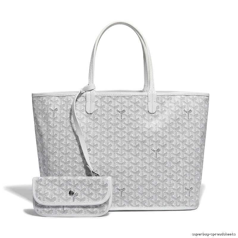 Classic white tote bag of GOYARD