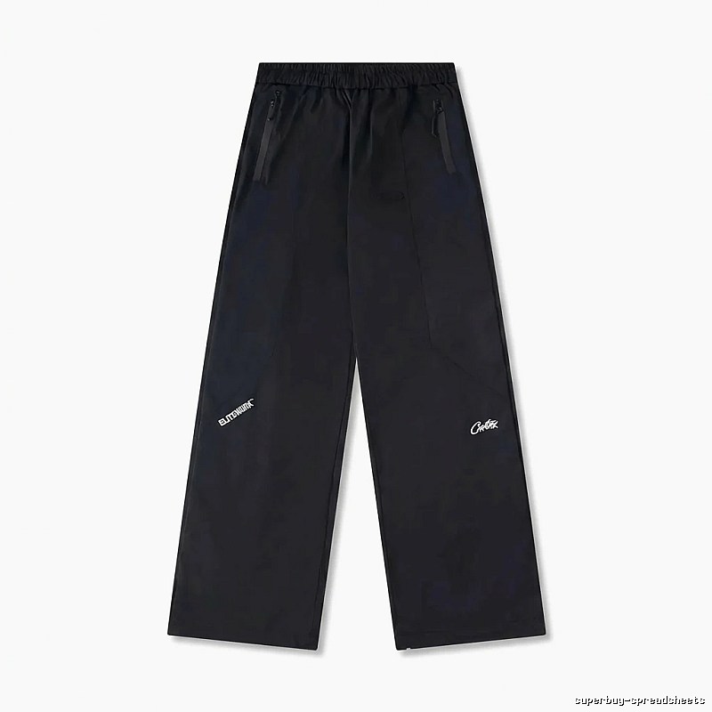 Corteiz Elite Series Trendy and Cool Style Black Long Pants
