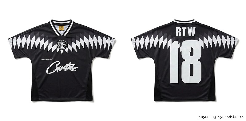 Corteiz RTW Series Black and White Wind Top