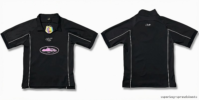 Corteiz sporty black short sleeves