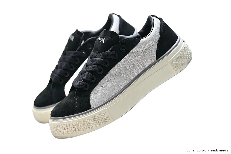 Dior black and white fashion sports shoes