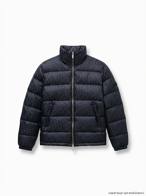 Dior's classic fashionable black down jacket