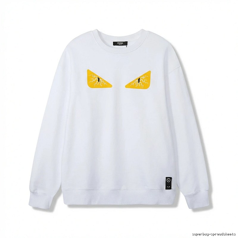 Fendi Little Monster White Sweatshirt
