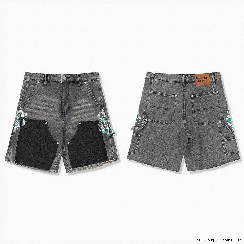 Gallery Dept. Distressed Denim Shorts