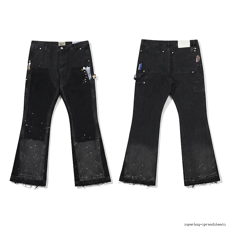 Gallery Dept Graffiti Style Black Jeans