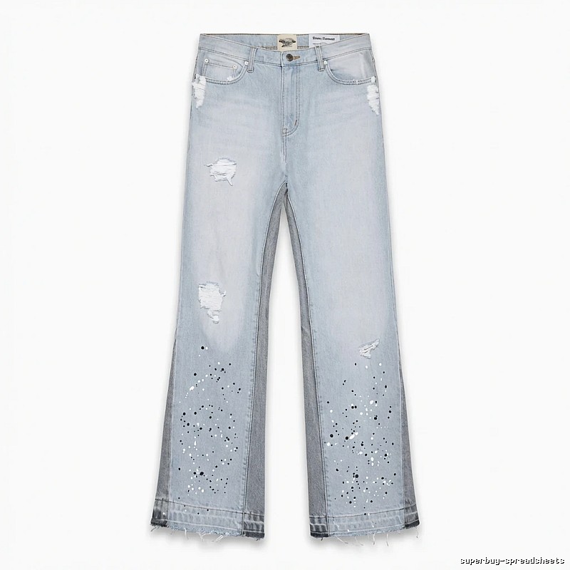 Gallery Dept Ripped Light Blue Jeans