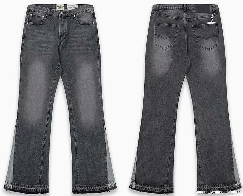 Gallery Dept. Ripped Retro Style Grey Pants