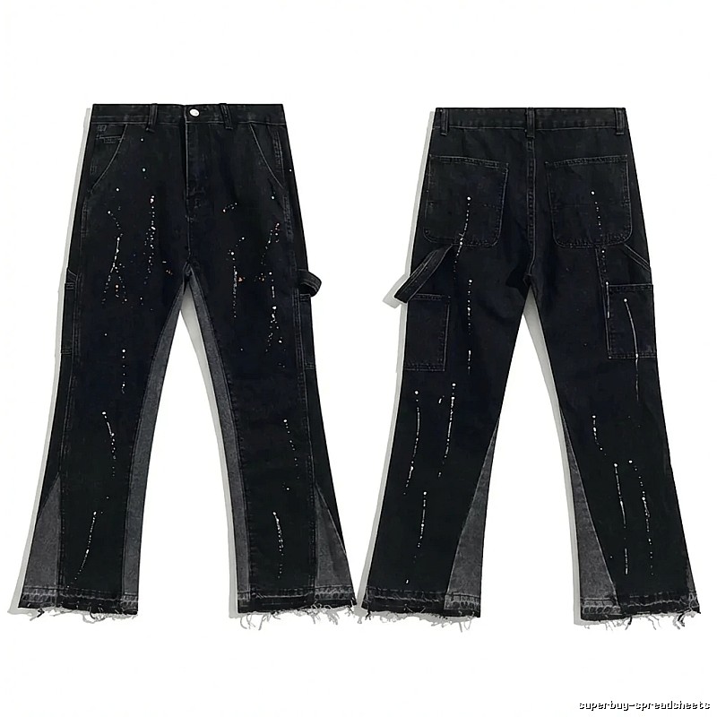 Gallery Dept Workwear Style Black Jeans