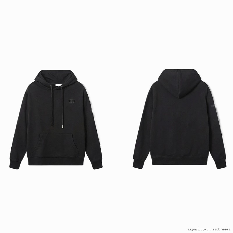 Gucci minimalist style black hoodie