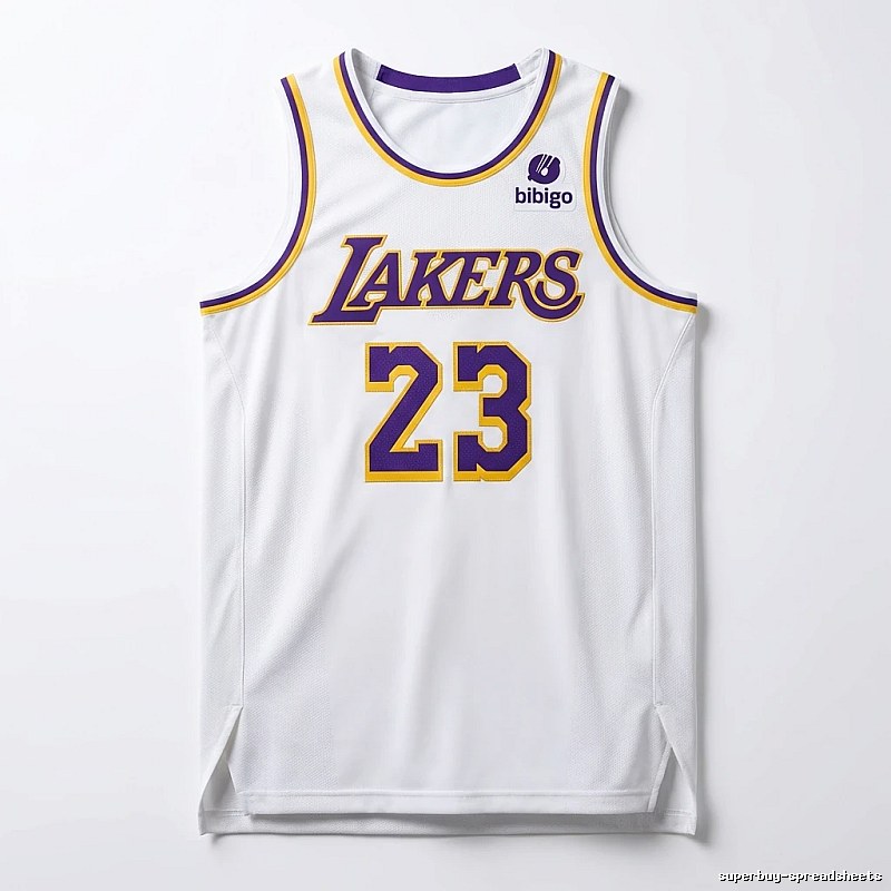 LBJ Lakers retro-style jersey
