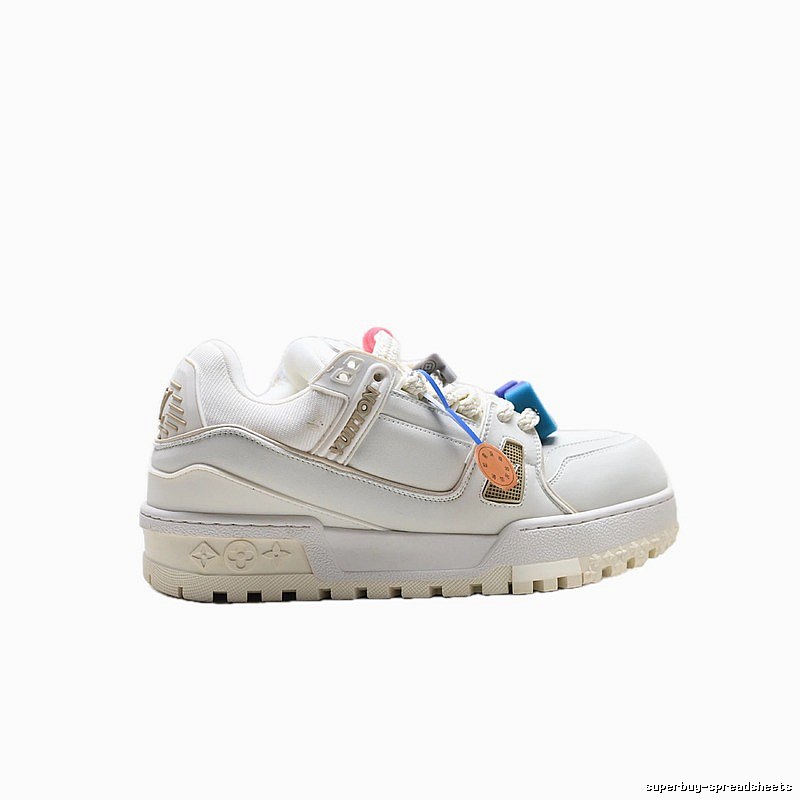 Louis Vuitton LV Trainer casual white shoes