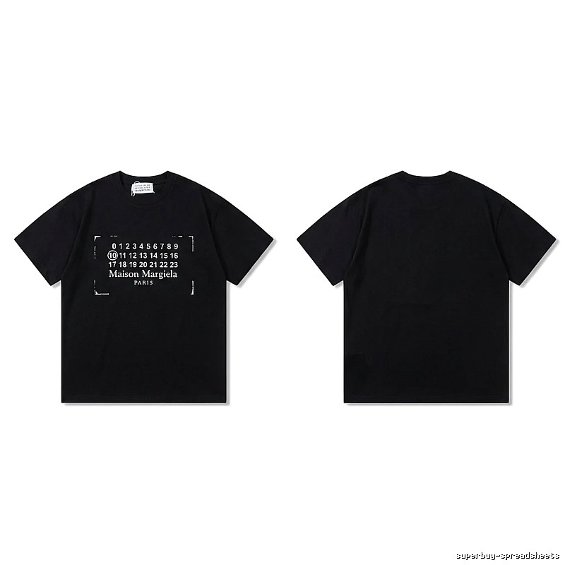 Maison Margiela Digital Style Black T-shirt