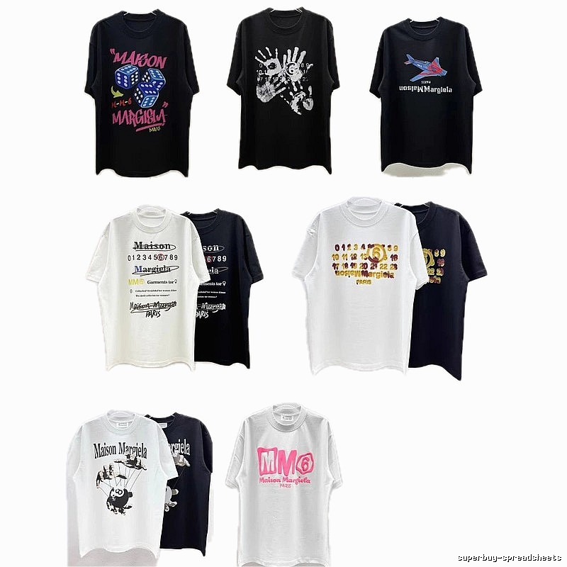 Maison Margiela MM6 Street Style Multi-color T-Shirt