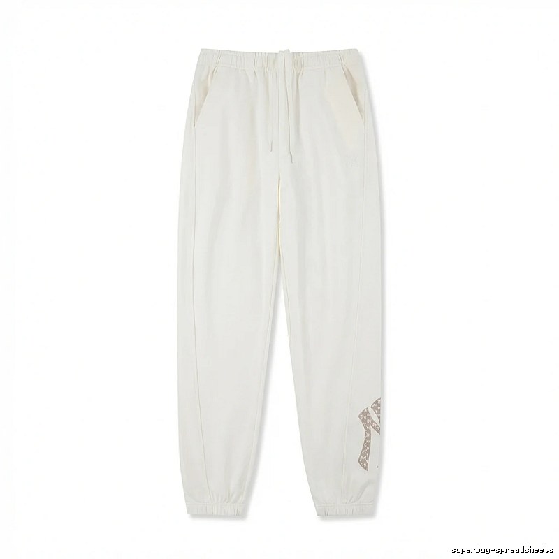 MLB casual style white sweatpants
