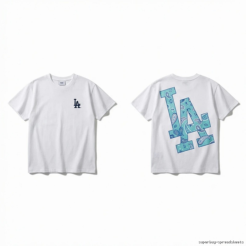 MLB LA Paisley White T-shirt