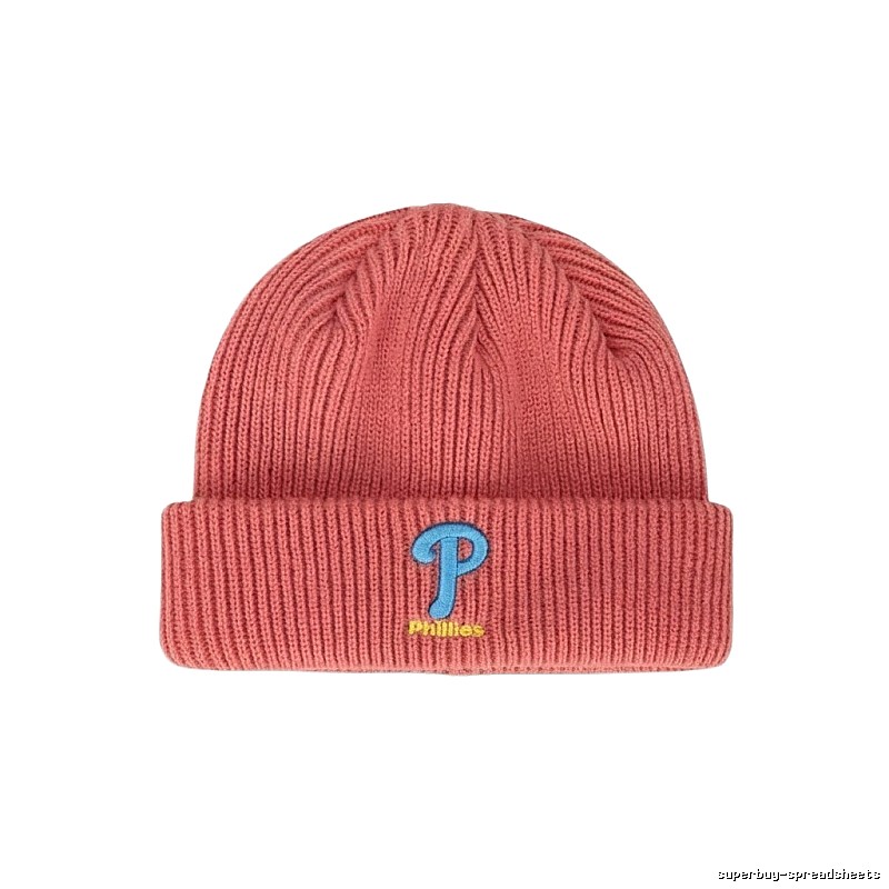 MLB Philadelphia team simple style pink hat