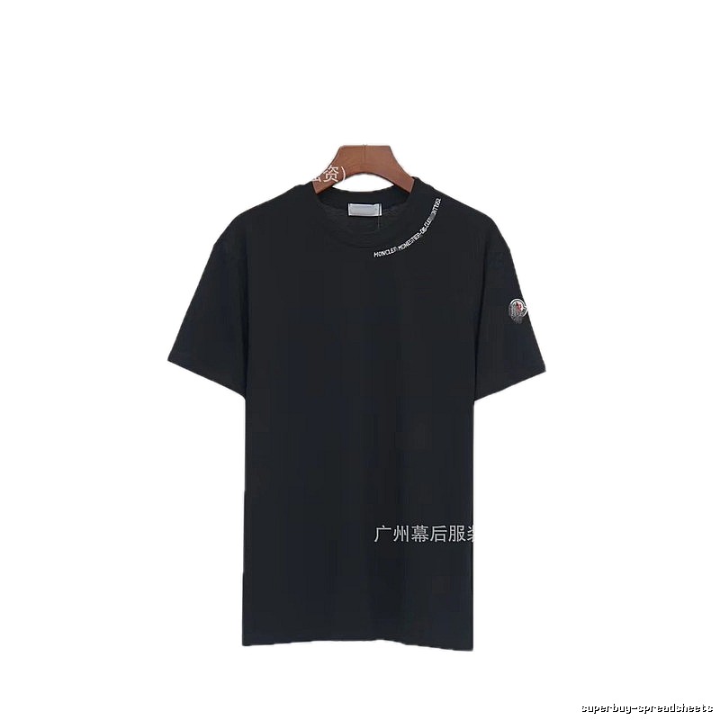Moncler Classic Casual Style Black Short-sleeve T-shirt