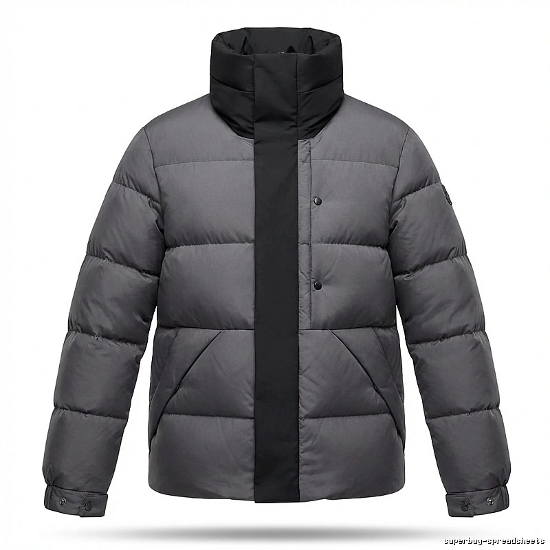 Moncler classic grey down jacket