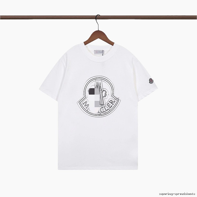 Moncler Logo Collection Trendy Style White T-Shirt