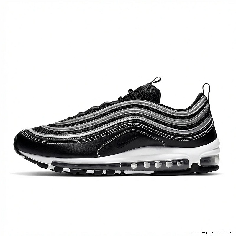 Nike Air Max 97 Black and White Trendy Sneakers