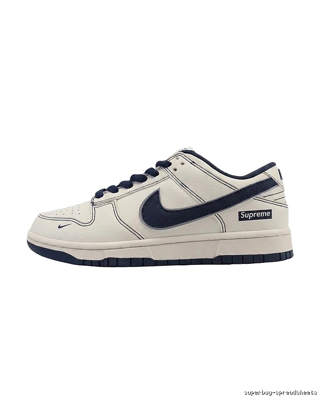 Nike Dunk Low black-and-white minimalist style skate shoes