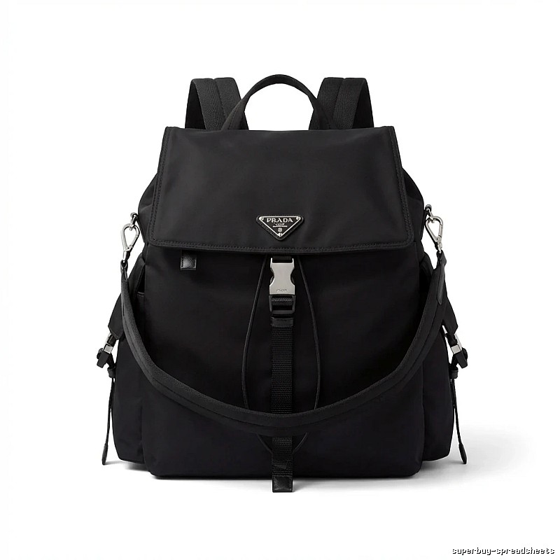Prada classic black backpack