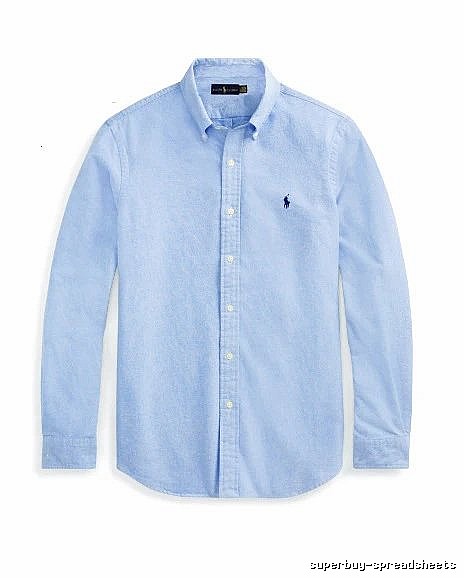 Ralph Lauren Blue Button-Down Shirt Travel Styling