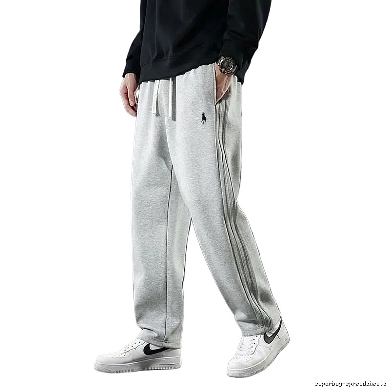 Ralph Lauren casual style fleece-lined grey pants
