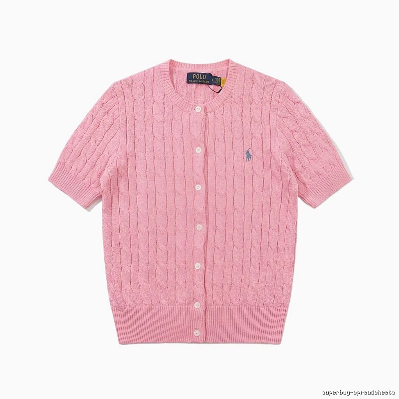 Ralph Lauren Polo pink knitted cardigan