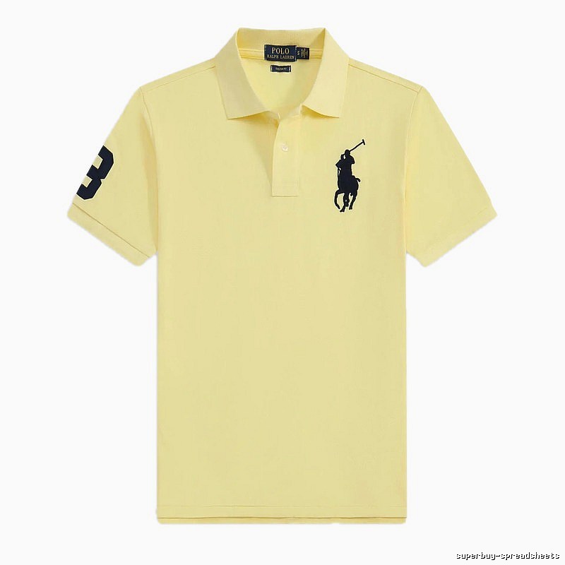 Ralph Lauren Polo Series Casual Yellow Polo Shirt