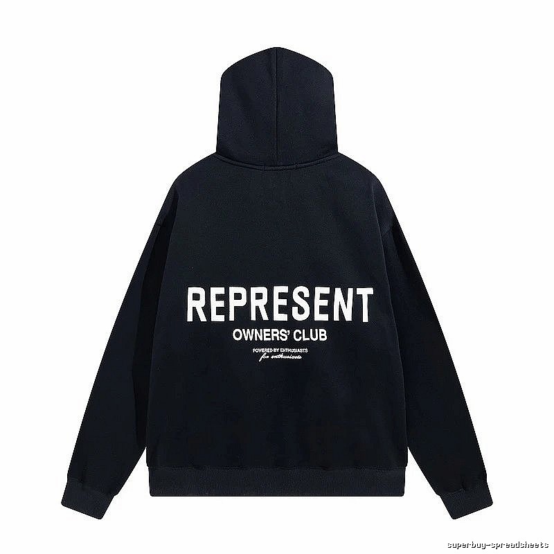 Represent Classic Owners Club hoodie Navy Large Represent for Daily Styling
