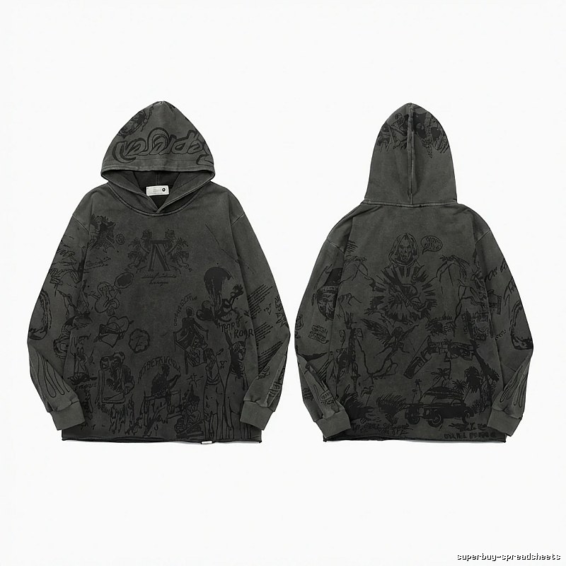 Represent Dark Retro Hoodie