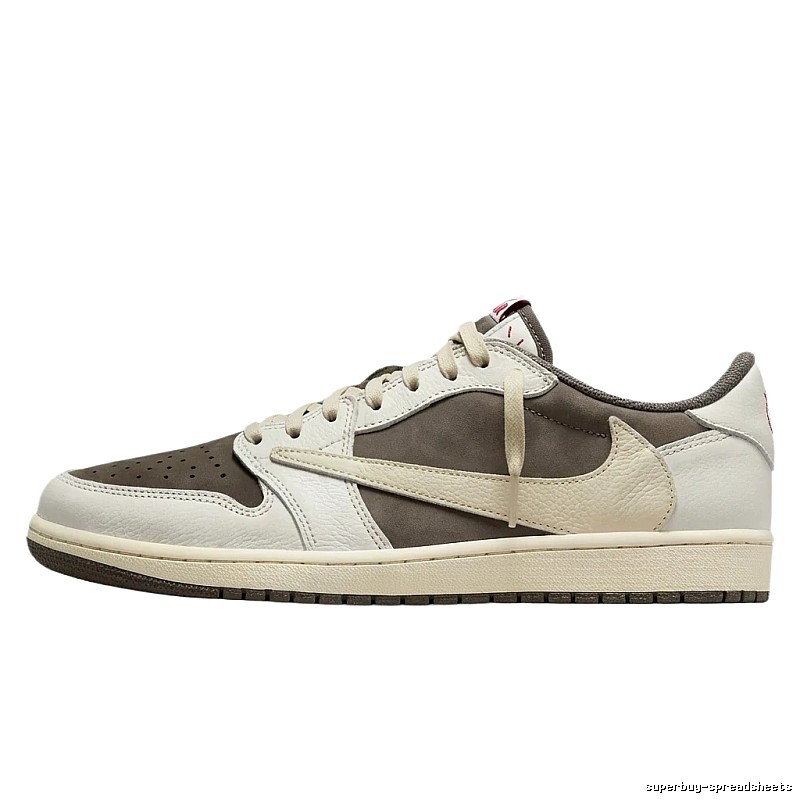 Retro - style grey - white Jordan AJ1 shoes