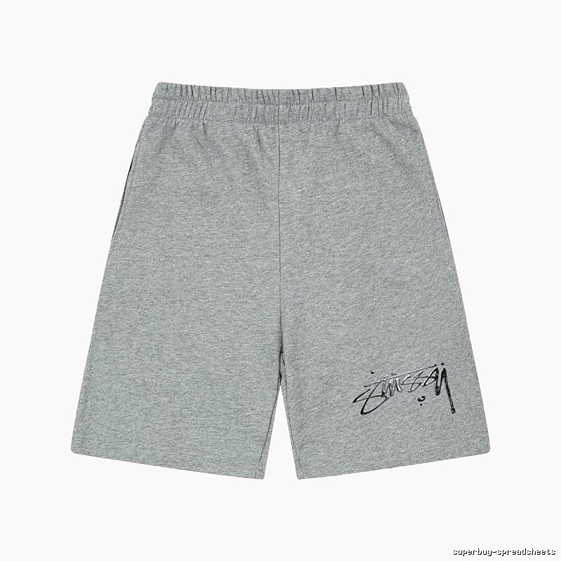 Stussy basic gray shorts