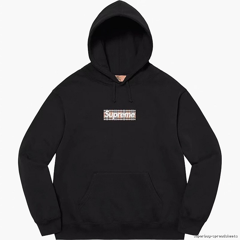 Supreme Monogram Logo hoodie Gray Red Oversized for Casual Outfits