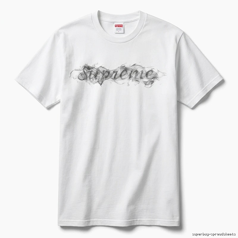 Supreme Smoke Style White T-shirt